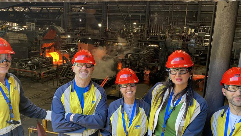 Understanding how steel is made at BlueScope's Port Kembla Steelworks.