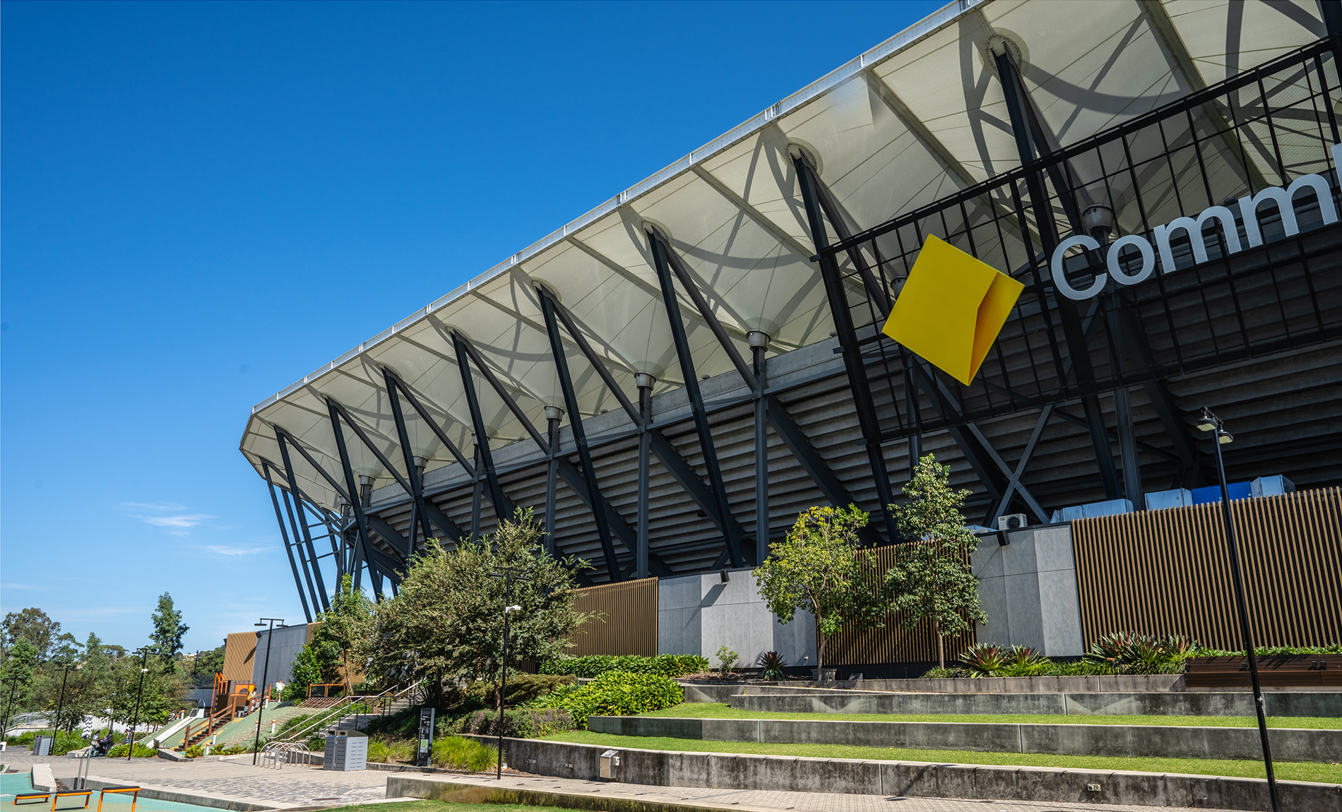 Commbank stadium external view