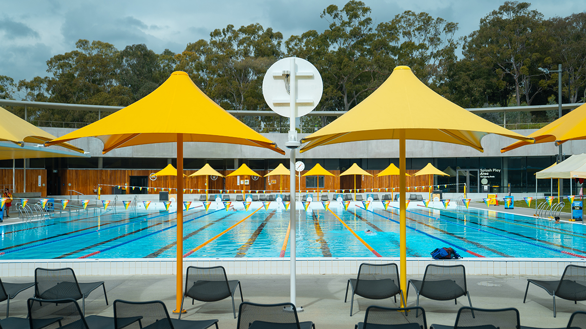 Parramatta Aquatic centre outside pool