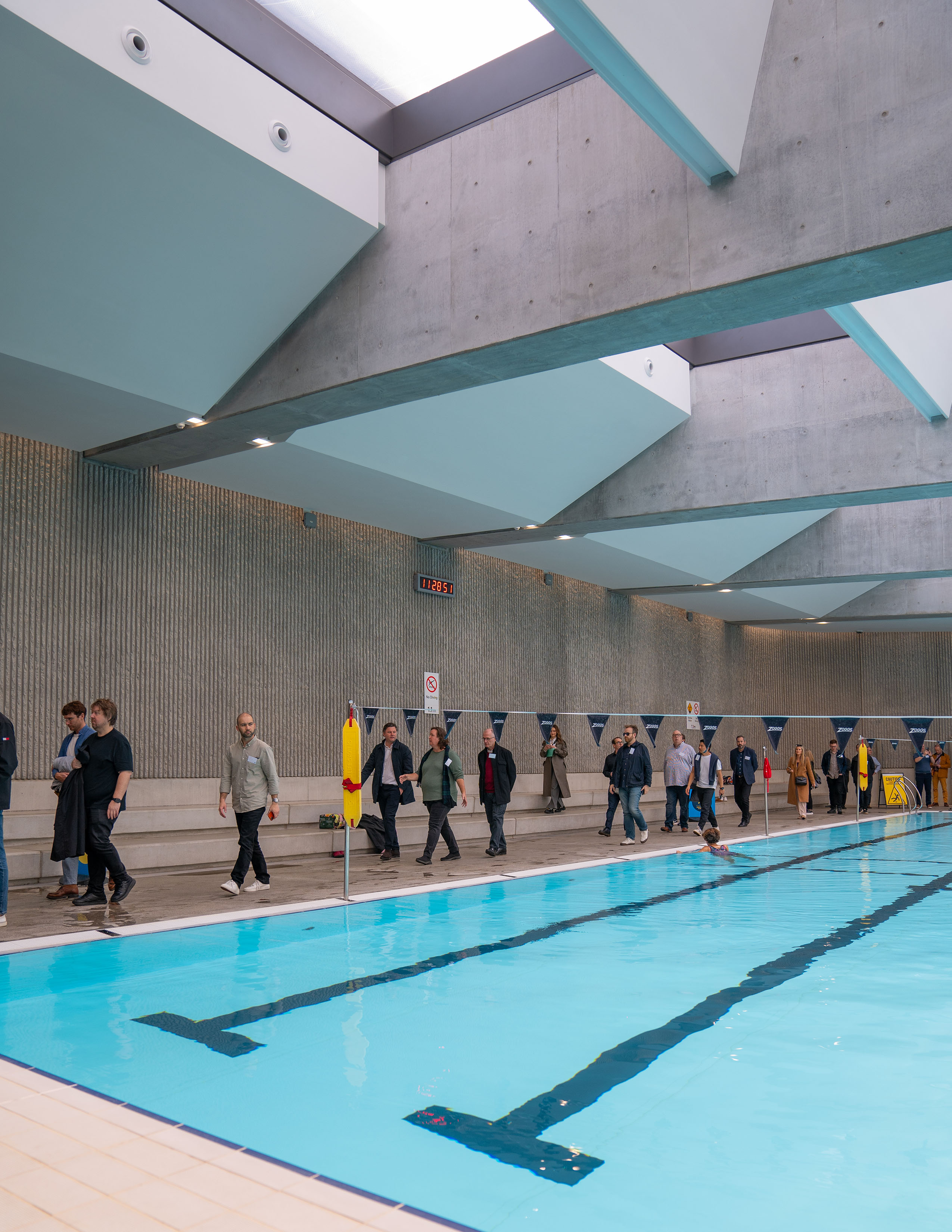 Parramatta Aquatic centre inside pool