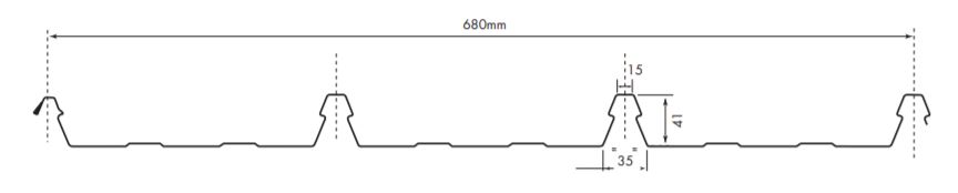 Steeline Lokdek 680 (ST35)