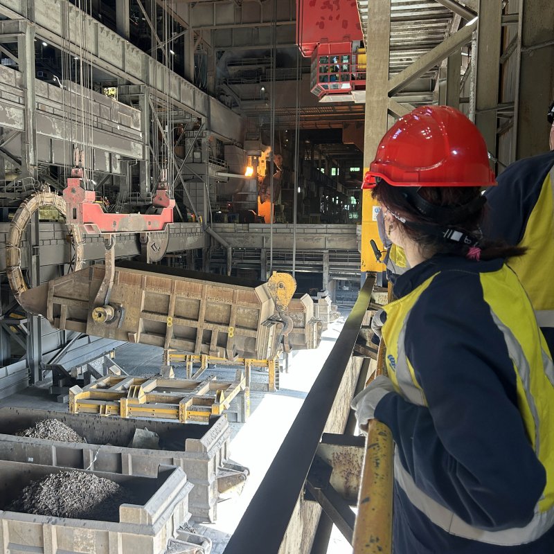 Understanding how steel is made at BlueScope's Port Kembla Steelworks.