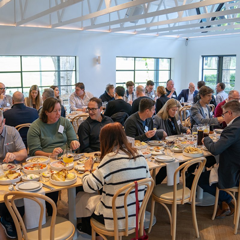 BlueScope's Architects Study Tour 2024 - Networking over lunch at MISC Parramatta